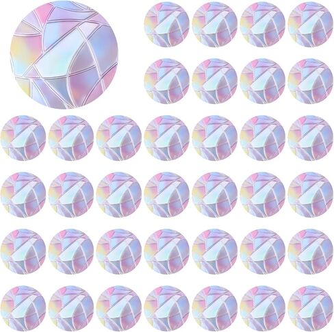 96 PCS Circle Window الشارات للطيور تضرب شارات النافذة المضادة للانقراض لإنقاذ ملصقات الطيور للطيور غير اللاصقة لملصقات قوس قزح Suncatch Strike Strike Weather Weather and Rediable in Saudi Arabia