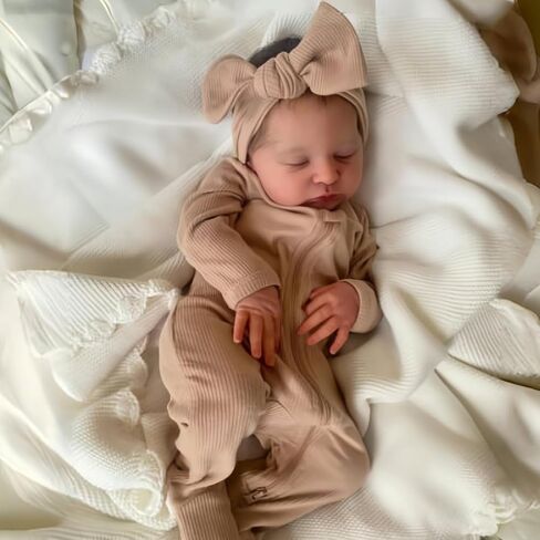 MAIHAO 20-Inch Reborn Baby Dolls Girl Lifelike Baby Dolls Realistic Reborn Doll Girl Soft Body Open Eyes Newborn Real Life Baby in Kuwait