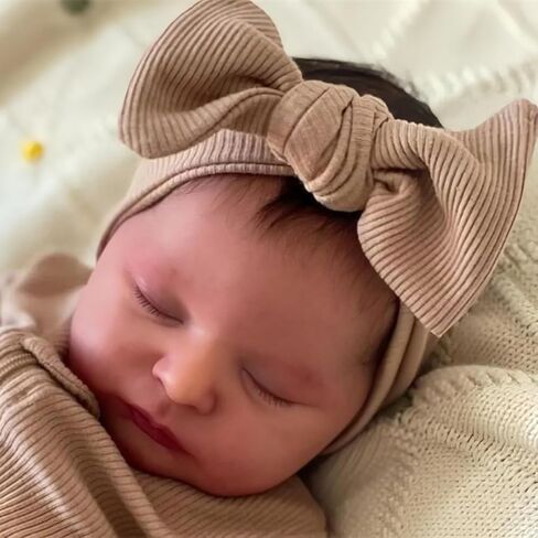 MAIHAO 20-Inch Reborn Baby Dolls Girl Lifelike Baby Dolls Realistic Reborn Doll Girl Soft Body Open Eyes Newborn Real Life Baby in Kuwait