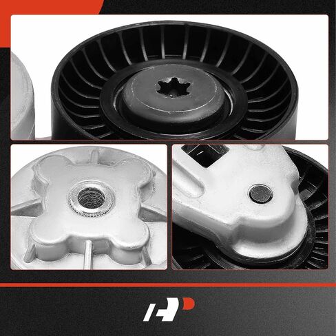 A-Premium Belt Tensioner Assembly متوافق مع شيفروليه W3500 Tiltmaster 1995-2003 ، W4500 Tiltmaster 1993-2003 & GMC W3500 Forward 1999-2003 ، W4500 Forward 1998-2003 & Isuzu NPR 1995-2003 ، NPR-HD in Saudi Arabia