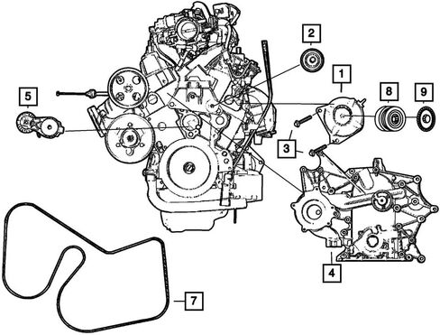 Mopar 4861277AD Belt Tensioner in Saudi Arabia