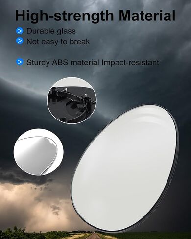 Passenger Right Side Mirror Glass Replacement Fits for Mini Cooper 2007-2015, Heated Rearview Convex Mirror Glass with Rear Holder Replace 51169803192 51162755626 in Saudi Arabia