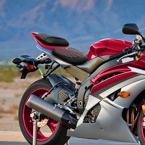 TCT-MOTORPARTS السائق الأمامي ومقعد الراكب Pillion من أجل Yamaha YZF R6 2008-2016 2015 in Saudi Arabia