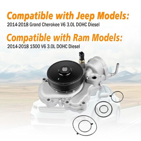 استبدال مضخة مياه المحرك# 68211202ab 68211202AA FIT 2014-2018 Grand Cherokee Ram in Saudi Arabia