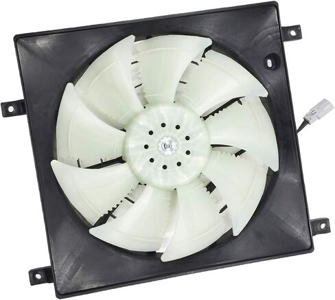PartsFlow AC Condenser Cooling Fan Assembly for 2007-2013 Suzuki SX4 for 2012 Suzuki SX4 Crossover 621-371 in Saudi Arabia