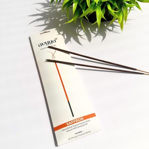 Hand Rolled Incense Sticks, Charcoal-Free, Recycled Flowers – Perfect for Positivity, Aromatherapy, Healing, Yoga, Meditation, Relaxation and Spiritual Vibe. (30, Sandalwood) in Saudi Arabia