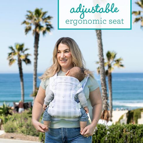 Infantino Flip 4-in-1 Convertible Baby Carrier, Adjustable, Ergonomic Babywearing, Registry Essential, Baby Carrier for Newborn to Toddler, Navy Floral in Kuwait