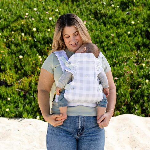 Infantino Flip 4-in-1 Convertible Baby Carrier, Adjustable, Ergonomic Babywearing, Registry Essential, Baby Carrier for Newborn to Toddler, Navy Floral in Kuwait