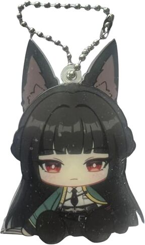 TaiCy Anime Character Keychain - Acrylic, Moveable Tail & Ears,Durable & Lightweight Anime Keychains in Kuwait
