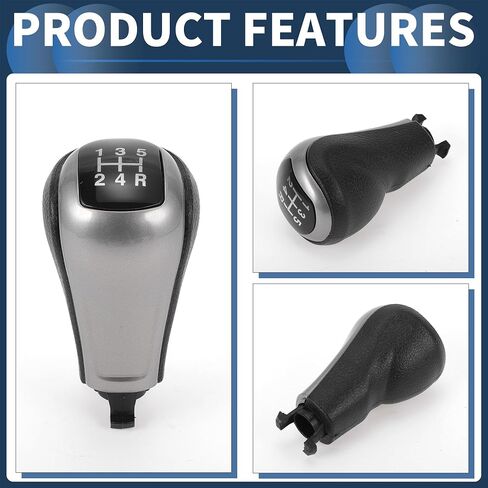 5 Speed Manual Gear Shift ، Front Automotive Reser Stick Shifter Lever Knob No.77299TA0A01ZA for Honda Accord 2008-2012 Plastic Black ، 1 PC in Saudi Arabia