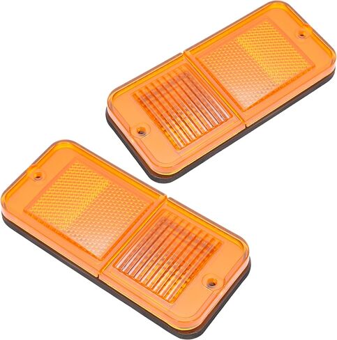 HECASA Amber Lens Front Side Marker Lights for 1968-1972 Chevy/GMC Trucks & Suburban, Replacement for CT26712/0849522, 2-Pack (Driver & Passenger Side) in Saudi Arabia