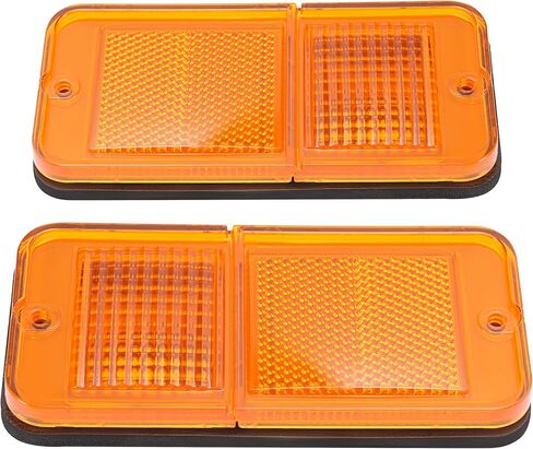 HECASA Amber Lens Front Side Marker Lights for 1968-1972 Chevy/GMC Trucks & Suburban, Replacement for CT26712/0849522, 2-Pack (Driver & Passenger Side) in Saudi Arabia