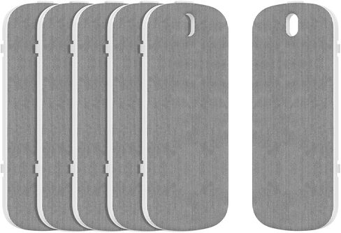 loukin All-in-One Dry Erase Eraser, Replaceable Whiteboard Eraser with Whiteboard Cleaner, Smart Glass Board Eraser for Classroom Home Office, 2 Pad Refills, 1 Magnetic Holder, 2 Markers, White in Kuwait