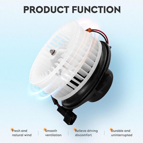 HVAC Blower Motor Assembly w/Fan Cage Fit for Chrysler Town 1996-2000, Dodge Caravan 1996-2000, Dodge Grand 1996-2000, Plymouth Grand Voyage Heater Blower Motor 700069 4874204AB 615-00527 4882397AB in Saudi Arabia