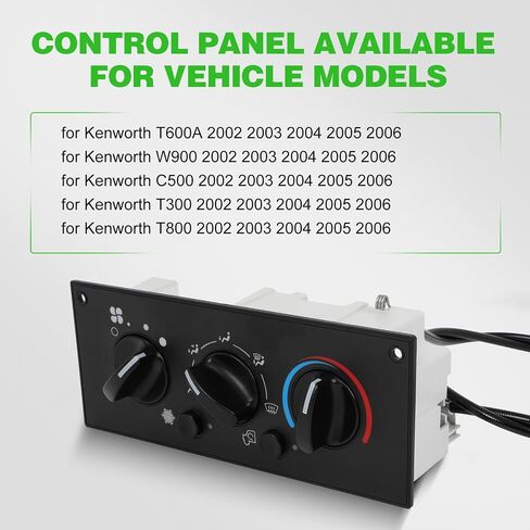 Scitoo Control Control Module لوحة التحكم في السخان AC لـ Kenworth T600A 2002 2003 2004 2005 ، لـ Kenworth W900 2002 2003 2004 2005 ، لـ Kenworth C500 2002 2004 2005 2005 in Saudi Arabia