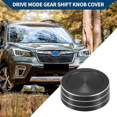 وضع محرك مفتاح التحول في وضع محرك أقراص حلقة غطاء مقبض المقبض لـ Subaru Forester 2019-2022 / صائق داخلي / سبيكة الألومنيوم الأنيقة / 1 PCS أسود in Saudi Arabia