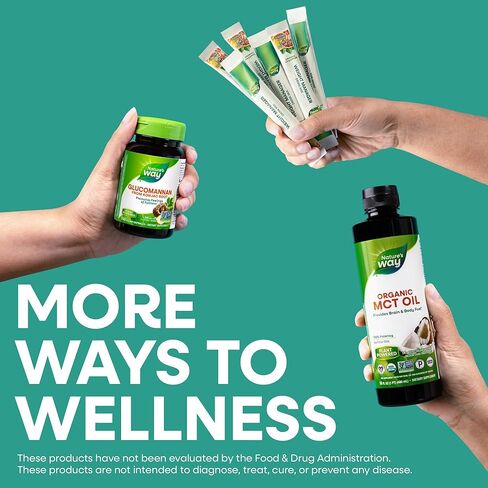 Nature’s Way Weight Manager Drink Mix, Helps Manage Cravings & Promotes Abdominal Fat Loss‡, with Clinically Studied Ingredients, Plant-Based Fiber, No Sugar Added, Mixed Fruit Flavored, 30 Packets in Saudi Arabia