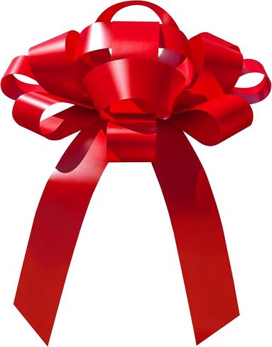 CarBowz Big Car Bow, Giant Bow, Non Scratch Magnet, Weather Resistant Vinyl (Red) in Kuwait