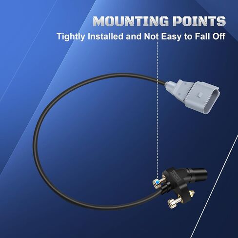 07K906433B Crankshaft Position Sensor Compatible with VW Beetle Jetta 2006 2007 2008 2009 2010 2011 2012 2013 2014, Rabbit 2006-2009, Golf 2010-2014, Passat 2012-2014, Bora 2005-2010 in Saudi Arabia