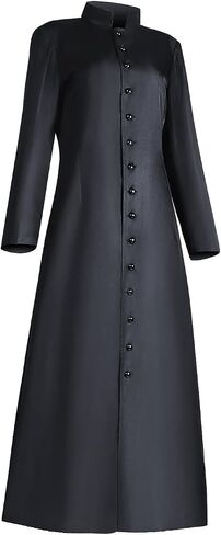 Medieval Priest Costume Long Clergy Robes Clergy Costume Pastor Minister Coat for Halloween Cosplay in Saudi Arabia