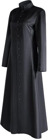 Medieval Priest Costume Long Clergy Robes Clergy Costume Pastor Minister Coat for Halloween Cosplay in Saudi Arabia