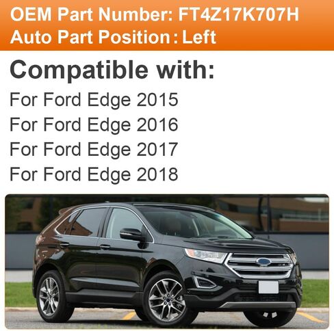 Senzeal Passenger Side Heated Mirror Glass Replacement with Blind Spot Mirror for Ford Edge 2015 2016 2017 2018 FT4Z17K707A (Right Side) in Saudi Arabia