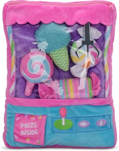 iscream Sweet Surprise Claw Machine Fleece 5-Piece Play Pillow Set with Embroidered Accents in Kuwait