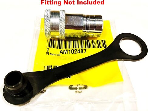 HD Switch - 4 Pack - M85099 Hydraulic Fitting Coupler Port Male Plug Cap Cover Set for Female AM102487 fits John Deere 140 300 312 314 316 317 322 330 400 425 & Many More Tractor Loaders & Attachments in Saudi Arabia
