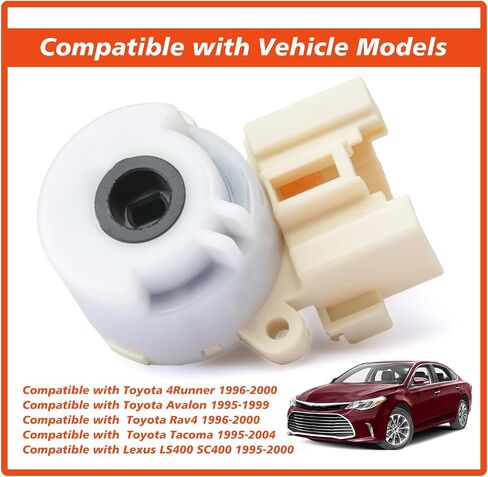 201-1808 Ignition Starter Switch Replacemen for Lexus LS400 SC400 1995-2000 for Toyota 4Runner 1996-2000 for Avalon 1995-1999 for Rav4 1996-2000 for Tacoma 1995-2004 Replace 8445041010 in Saudi Arabia