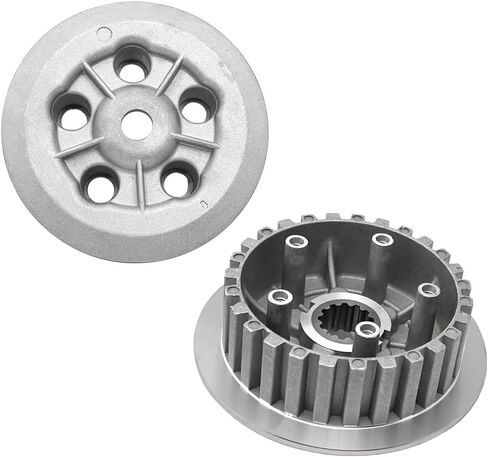 Clutch Center Inner Hub & Outer Pressure Plate Kit Compatible with Yamaha Raptor 660 660R YFM660R 2001-2005 OEM# 4PT-16371-00-00 3YF-16351-00-00 in Saudi Arabia