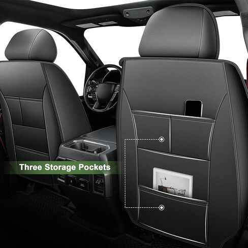 TTX LIGHTING Seat Covers Fit for Dodge RAM 2002-2024 : Compatible with RAM 1500 2500 3500 Crew Quad Regular Cab Full Set Pickup Truck Seat Covers(Flat Bench, 5 Seats, Black & Grey) in Saudi Arabia