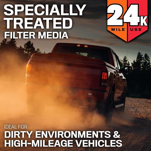 K&N Engine Air Filter: Extended Life 24,000 Mile Replacement Air Filter: Compatible with 2015-2019 Chevy/GMC Colorado and Canyon, KNX-5030 in Saudi Arabia
