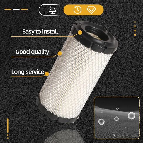 3pcs 11013-1290 Air filters, For Kawasaki Mule/For John Deere/For Fleetguard AF25550/For Donaldson P822686/For Wix 546449/For Fram CA9248/For Bobcat/For Kubota/For Baldwin#OE 11013-7029 11013-7048 in Saudi Arabia