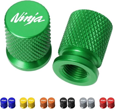 Compatible with Ninja 400 650 300 250 250R ZX14R ZX10R ZX6R Accessories Motorcycle CNC Aluminum Tire Valve Air Port Stem Cover Caps(Blue), 781259 in Saudi Arabia
