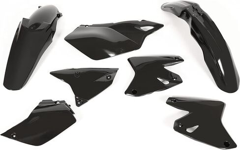 HECASA 7Pcs Plastic Kit Compatible with All Years Suzuki DRZ400 DRZ400E DRZ400ES DRZ400S DRZ400SM Replacement for 2041080001 Motorcycle Graphics Kit Plastic Fender Body Work Fairing Set Black in Saudi Arabia