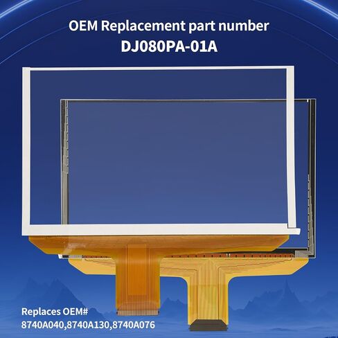 Touch Screen Replacement Digitizer DJ080PA-01A Fit 2014-2018 Chevy Silverado Tahoe Chevrolet Colorado, Touchscreen Fit 2015 GMC Sierra Acadia Terrain Yukon Trucks SUV Mylink Car Accessories 8" Screen in Saudi Arabia