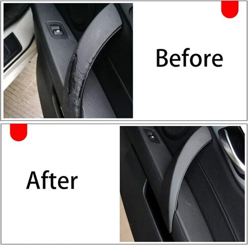 Jaronx for BMW Z4 Door Handle الغطاء الخارجي ، لوحة مقبض الباب الجانبية للركاب استبدال الغطاء الخارجي لـ BMW Z4 E89 18I/20i/23i/28i/30i/35i/35is ، Roadster ، 2008-2016 (Black) in Kuwait