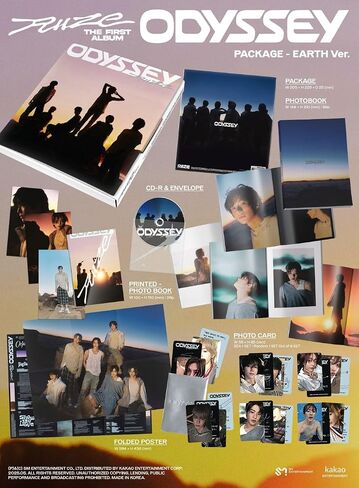 Riize - الألبوم الكامل الأول [Odyssey] (Sunlove Limited Edition Random Ver. (1ea)) in Kuwait