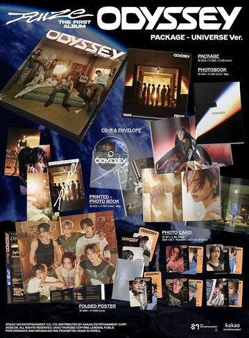 Riize - الألبوم الكامل الأول [Odyssey] (Sunlove Limited Edition Random Ver. (1ea)) in Kuwait
