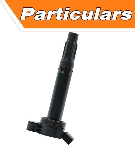 Ignition Coil UF487 and Iridium Spark Plugs 6619 Compatible For Toyota Lexus Highlander ES350 Avalon Camry RX350 RX450h Highlander Sienna Venza RAV4 3.5L V6.Replaces#C1601, 90919-02255, UF487.6Pcs. in Saudi Arabia