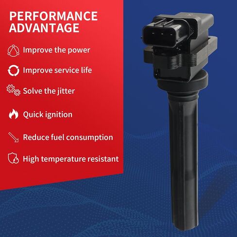 Coil Ignition Coil UF811 90919-02272 متوافق مع Toyota Corolla 2020-2022 Prius 2016-2022 Prius AWD-E 2019-2022 Prius Prime 2017-2022 1.8L L4-1 Pack in Saudi Arabia