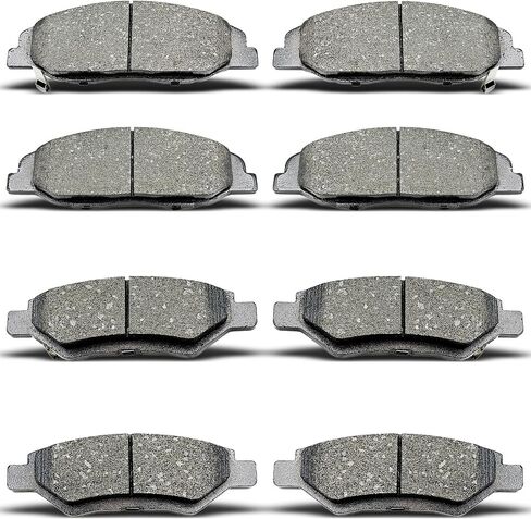 D1332 D1337 8pcs Front Rear Ceramic Brake Pads Sets Fit For 2008 2009 2010 2011 2012 2013 2014 For Cadillac CTS in Saudi Arabia