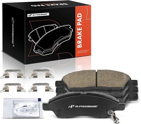 A-Premium Front Ceramic Disc Brake Pads Set Compatible with Nissan Versa 2012-2019, Micra 2015-2019, Versa Note 2014-2019, 4 Pcs in Saudi Arabia