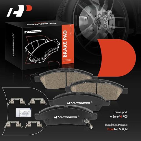A-Premium Front Ceramic Disc Brake Pads Set Compatible with Nissan Versa 2012-2019, Micra 2015-2019, Versa Note 2014-2019, 4 Pcs in Saudi Arabia