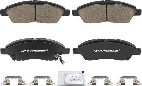 A-Premium Front Ceramic Disc Brake Pads Set Compatible with Nissan Versa 2012-2019, Micra 2015-2019, Versa Note 2014-2019, 4 Pcs in Saudi Arabia