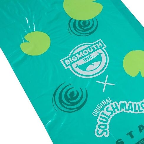 Bigmouth X Squishmallows Wendy The Frog Lawn Water Slide ، تشمل ركوب الأمواج ، لعبة Splash Toy في الهواء الطلق للعشب الخلفي أو الحديقة - 18 قدمًا in Kuwait