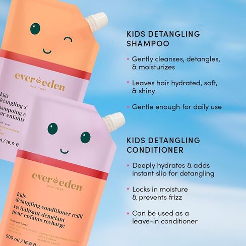 Evereden Kids Defangler ، 6.7 fl Oz. | رعاية شعر الأطفال | تكييف غير سامة للشعر الناعم الحريري in Kuwait