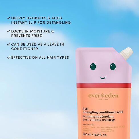 Evereden Kids Defangler ، 6.7 fl Oz. | رعاية شعر الأطفال | تكييف غير سامة للشعر الناعم الحريري in Kuwait
