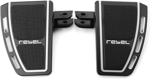 For Rebel CMX 1100 2021 2022 2023 Motorcycle Wide Footpeg Front Rider Footboards Enlarger Foot Pegs Rest Pedals rebel 1100 Accessories (silver) in Saudi Arabia