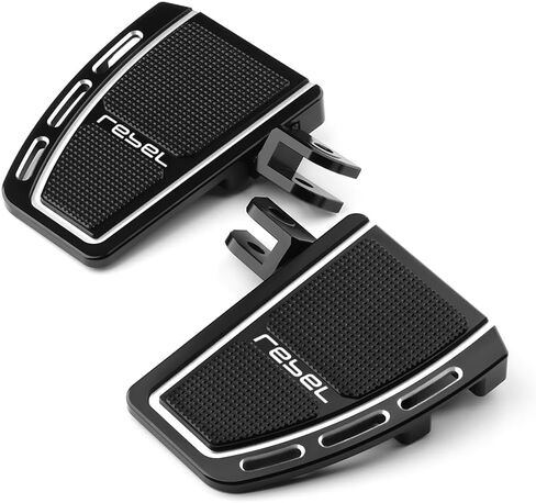 For Rebel CMX 1100 2021 2022 2023 Motorcycle Wide Footpeg Front Rider Footboards Enlarger Foot Pegs Rest Pedals rebel 1100 Accessories (silver) in Saudi Arabia